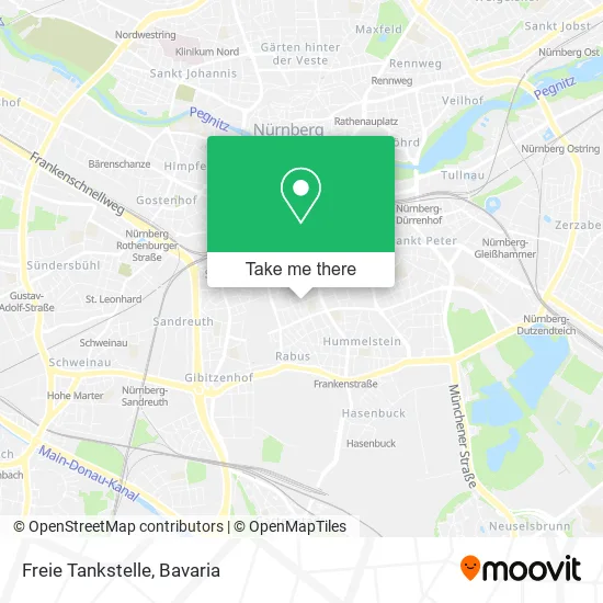 Карта Freie Tankstelle