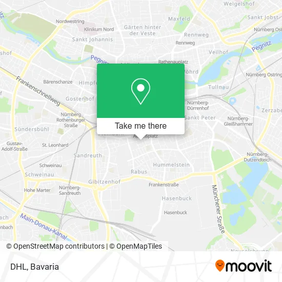 Карта DHL