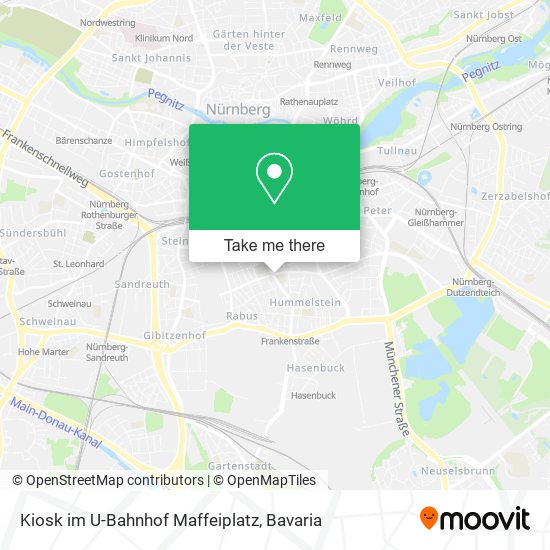 Kiosk im U-Bahnhof Maffeiplatz map