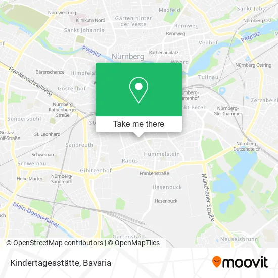 Карта Kindertagesstätte