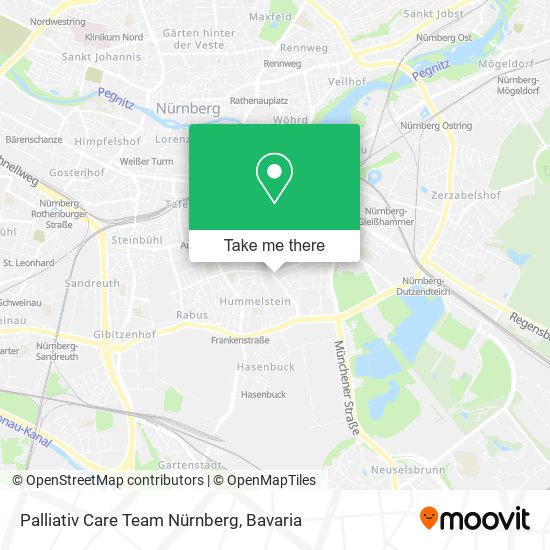 Palliativ Care Team Nürnberg map