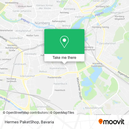 Карта Hermes PaketShop