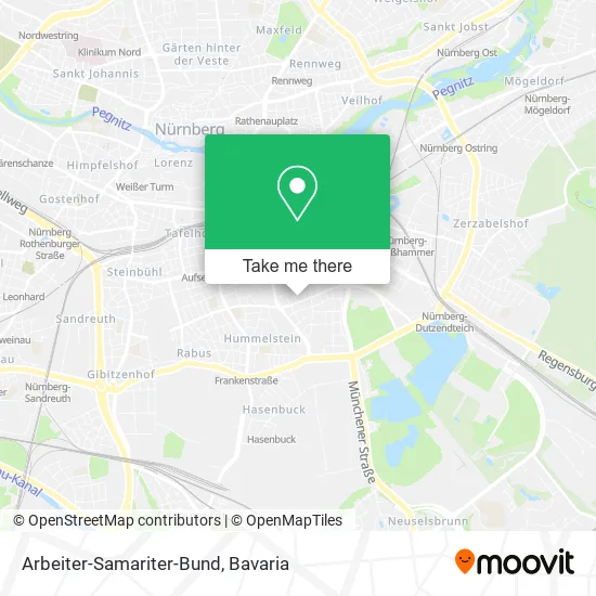 Карта Arbeiter-Samariter-Bund
