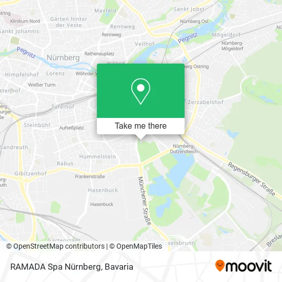Карта RAMADA Spa Nürnberg