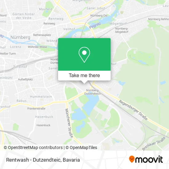 Карта Rentwash - Dutzendteic