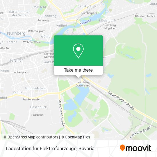 Ladestation für Elektrofahrzeuge map