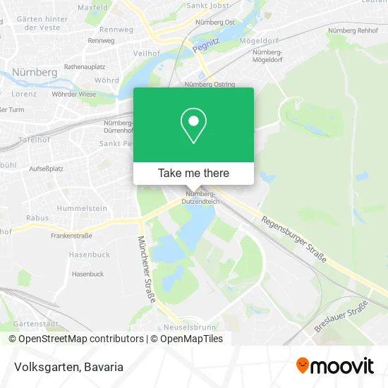 Карта Volksgarten