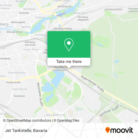 Карта Jet Tankstelle