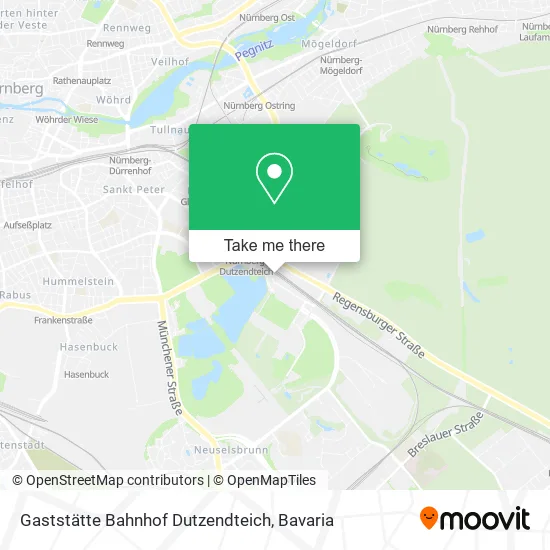 Карта Gaststätte Bahnhof Dutzendteich