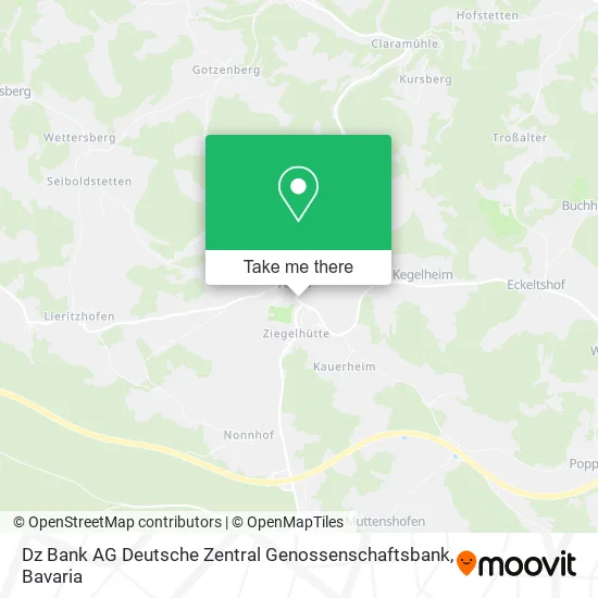 Карта Dz Bank AG Deutsche Zentral Genossenschaftsbank