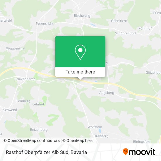 Rasthof Oberpfälzer Alb Süd map