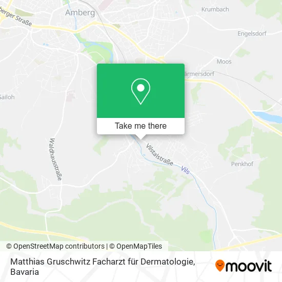 Карта Matthias Gruschwitz Facharzt für Dermatologie