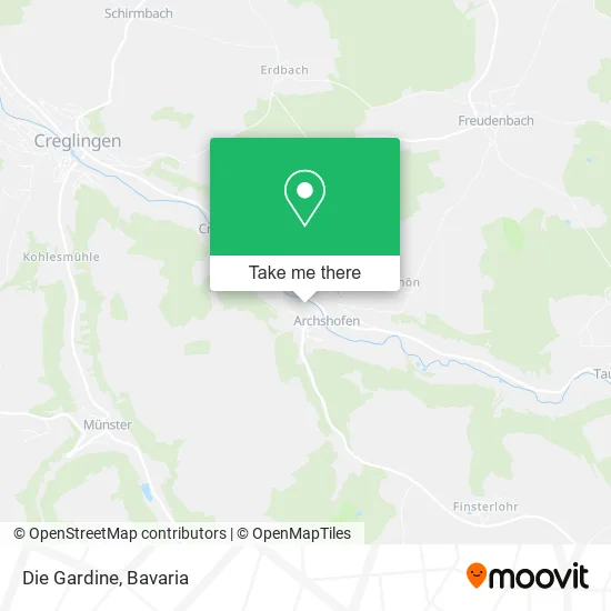 Карта Die Gardine
