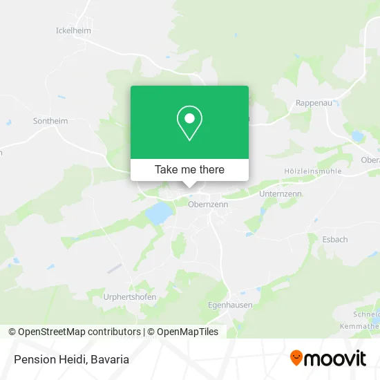Карта Pension Heidi