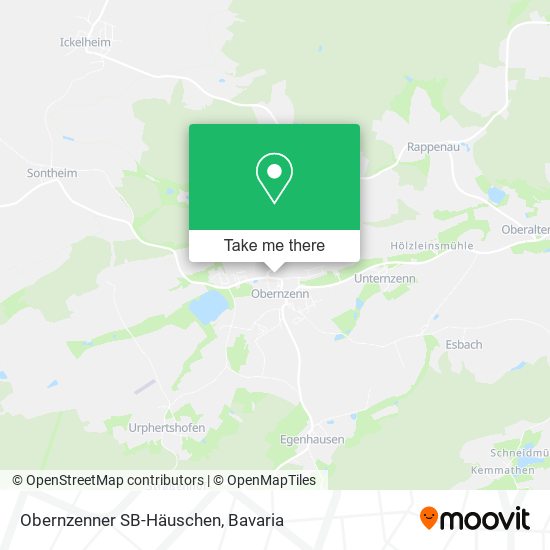 Obernzenner SB-Häuschen map