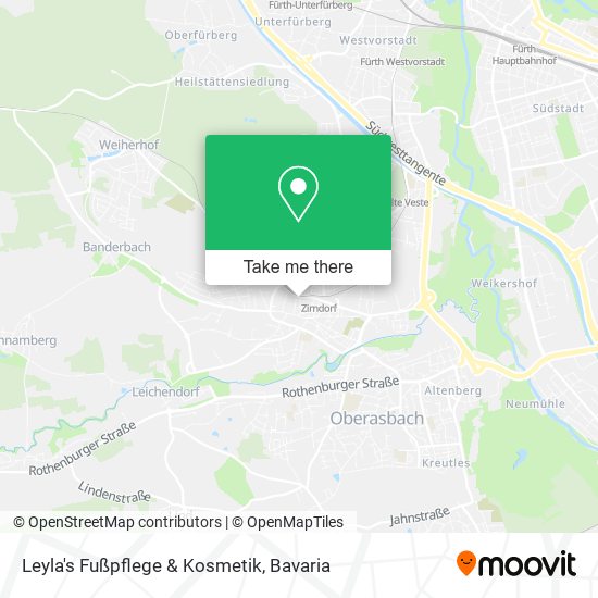 Leyla's Fußpflege & Kosmetik map