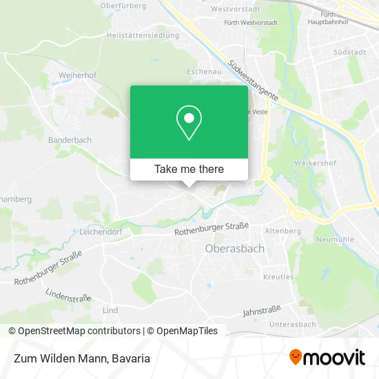 Карта Zum Wilden Mann