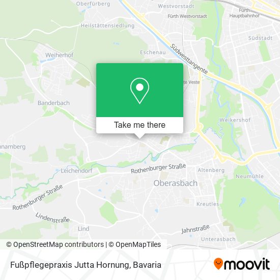 Карта Fußpflegepraxis Jutta Hornung
