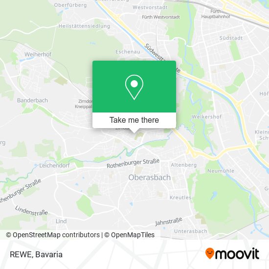 REWE map