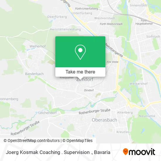 Карта Joerg Kosmak Coaching . Supervision .