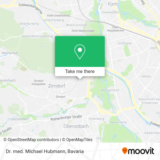 Карта Dr. med. Michael Hubmann