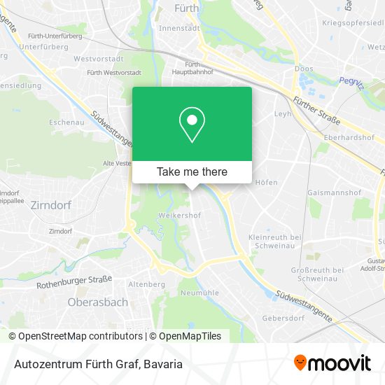 Autozentrum Fürth Graf map