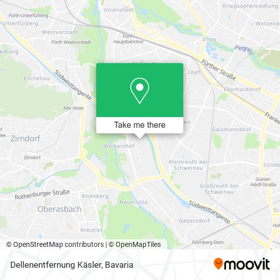 Dellenentfernung Käsler map