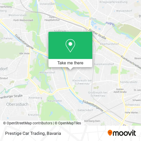 Карта Prestige Car Trading