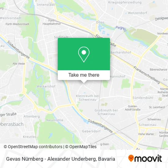 Карта Gevas Nürnberg - Alexander Underberg