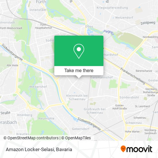 Карта Amazon Locker-Selasi