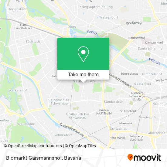Карта Biomarkt Gaismannshof