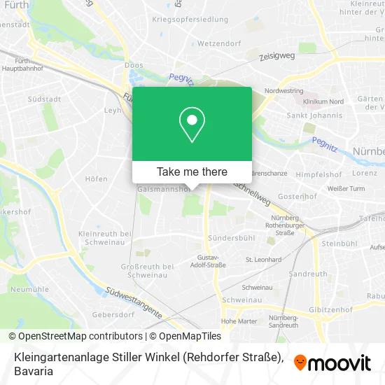 Карта Kleingartenanlage Stiller Winkel (Rehdorfer Straße)