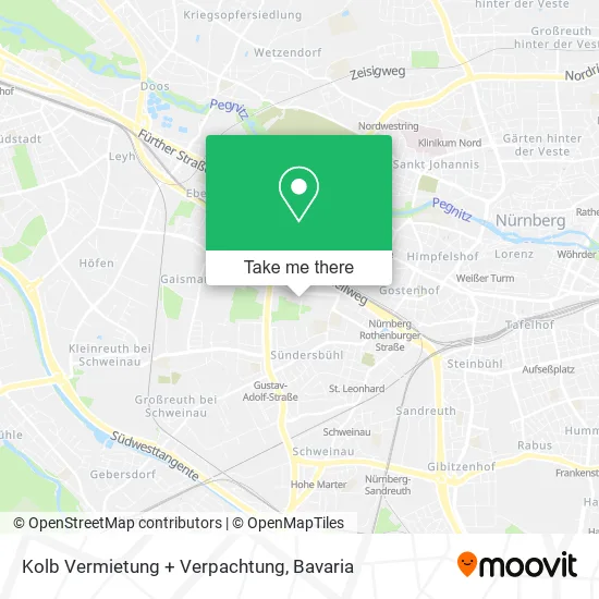 Карта Kolb Vermietung + Verpachtung