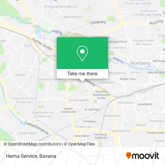 Карта Hema Service