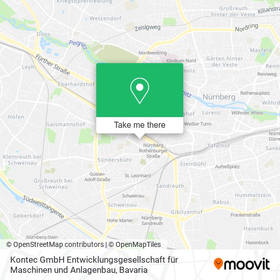 Kontec GmbH Entwicklungsgesellschaft für Maschinen und Anlagenbau map