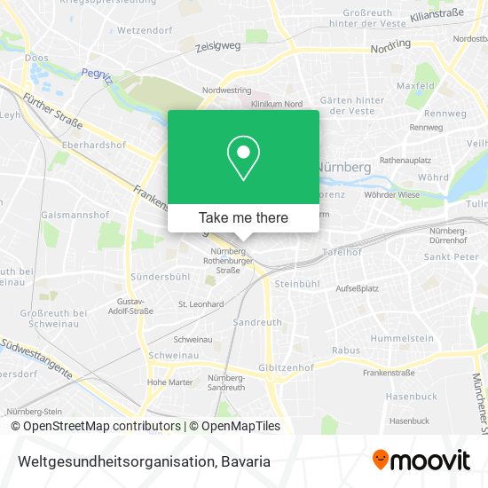 Weltgesundheitsorganisation map