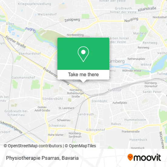 Карта Physiotherapie Psarras