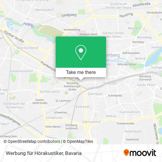 Werbung für Hörakustiker map