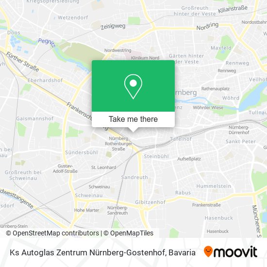 Ks Autoglas Zentrum Nürnberg-Gostenhof map