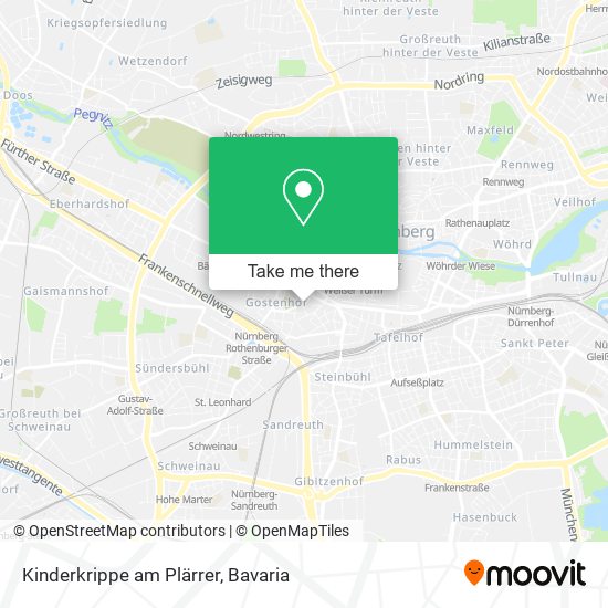 Kinderkrippe am Plärrer map
