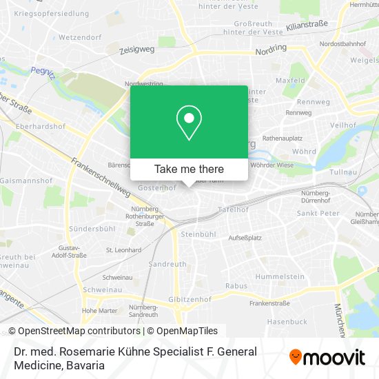 Dr. med. Rosemarie Kühne Specialist F. General Medicine map