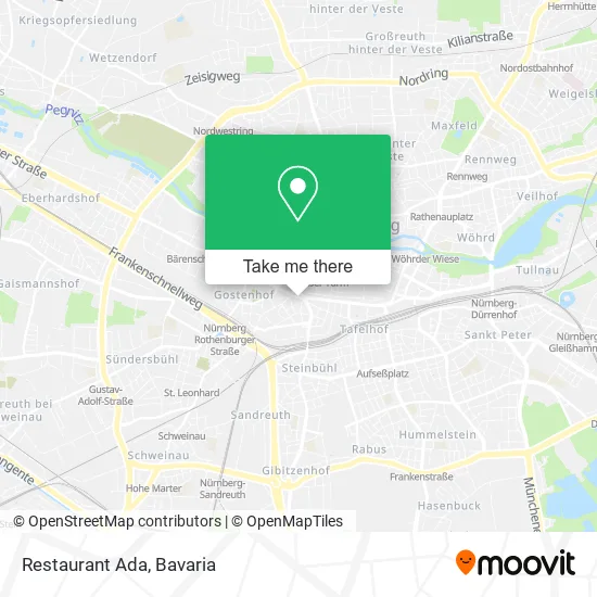 Карта Restaurant Ada