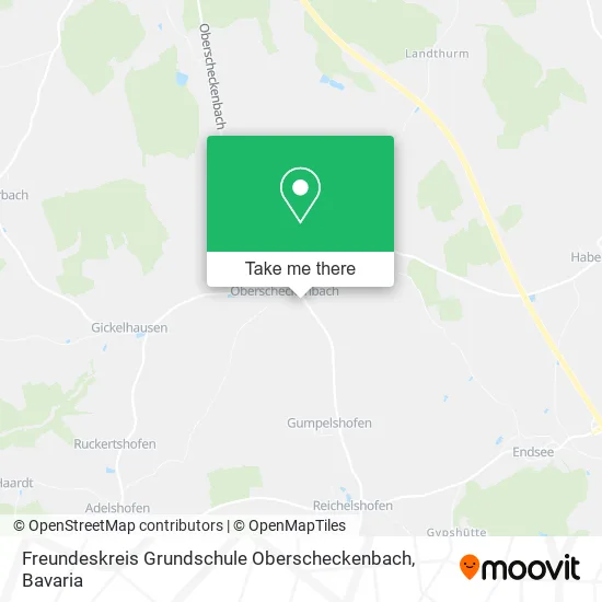 Карта Freundeskreis Grundschule Oberscheckenbach