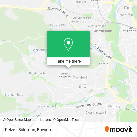 Карта Pelze - Salomon