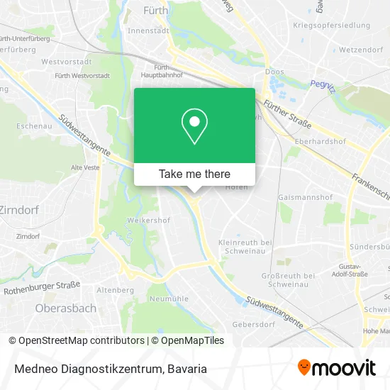 Карта Medneo Diagnostikzentrum