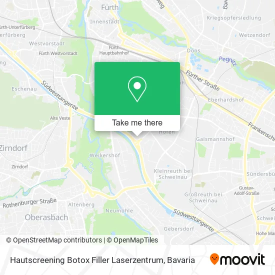 Карта Hautscreening Botox Filler Laserzentrum