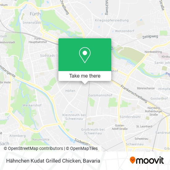 Hähnchen Kudat Grilled Chicken map