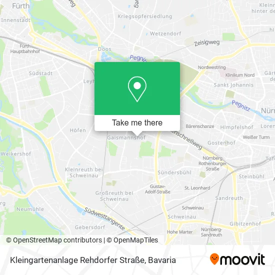 Карта Kleingartenanlage Rehdorfer Straße