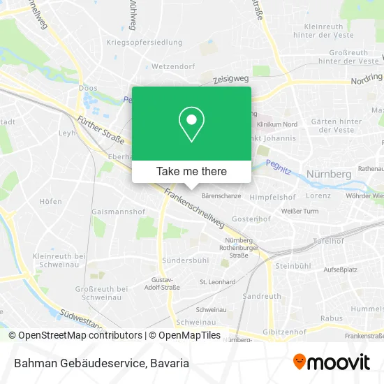 Карта Bahman Gebäudeservice