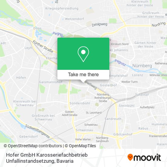 Hofer GmbH Karosseriefachbetrieb Unfallinstandsetzung map